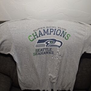 *SIGNED* Seattle Seahawks Super Bowl XLVIII shirt